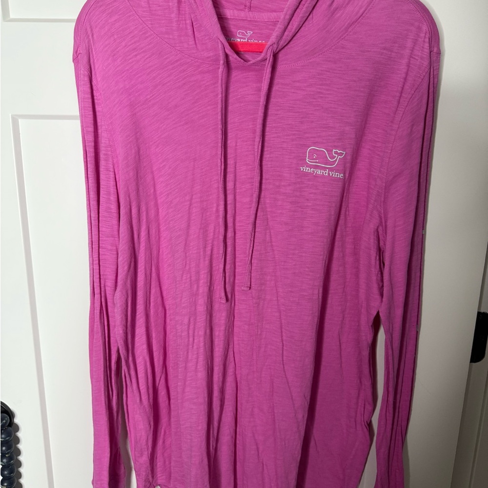 Vineyard Vines Fuchsia Cotton Hoodie